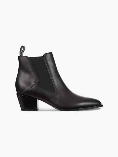 Calvin Klein Cipők HU500541 | Calvin Klein Bőr Női Chelsea Csizma Fekete